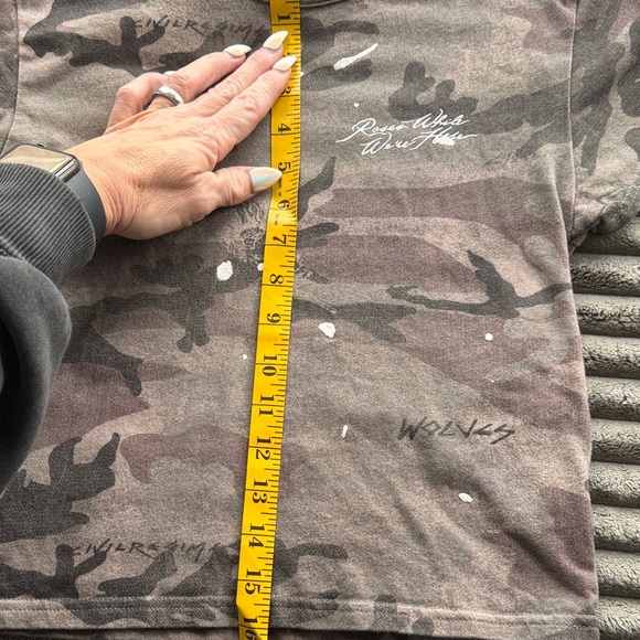 Darc Sport x Civil Regime Roses While We’re Here Baby Tee - Camo - Large - Picture 5 of 8